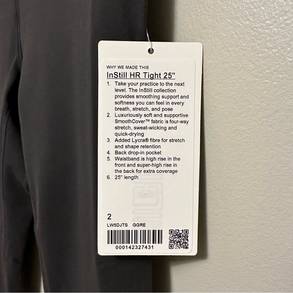 Lululemon InStill High-Rise Tight 25"
Graphite Grey - Picture 4 of 8